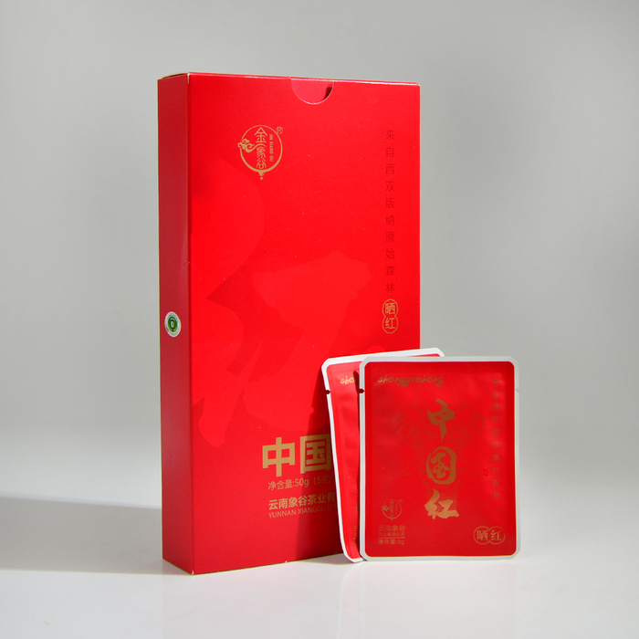 中国红普洱晒红50g礼盒